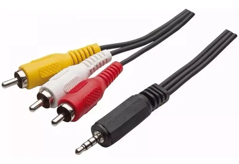 Cabo Av Rca Universal Serve P Tvbox Para Tv Tubo (tv Antiga) P3-3RCA oudio